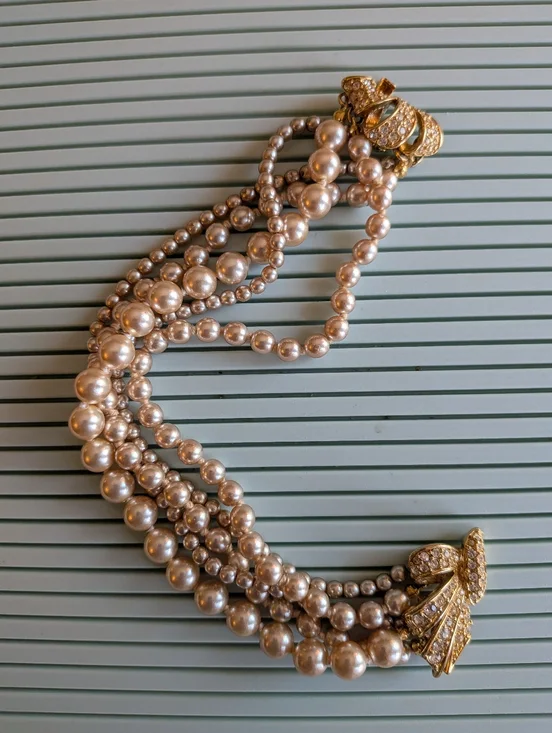 Vintage Nolan Miller Bow Clasp Bracelet - Picture 4 of 4